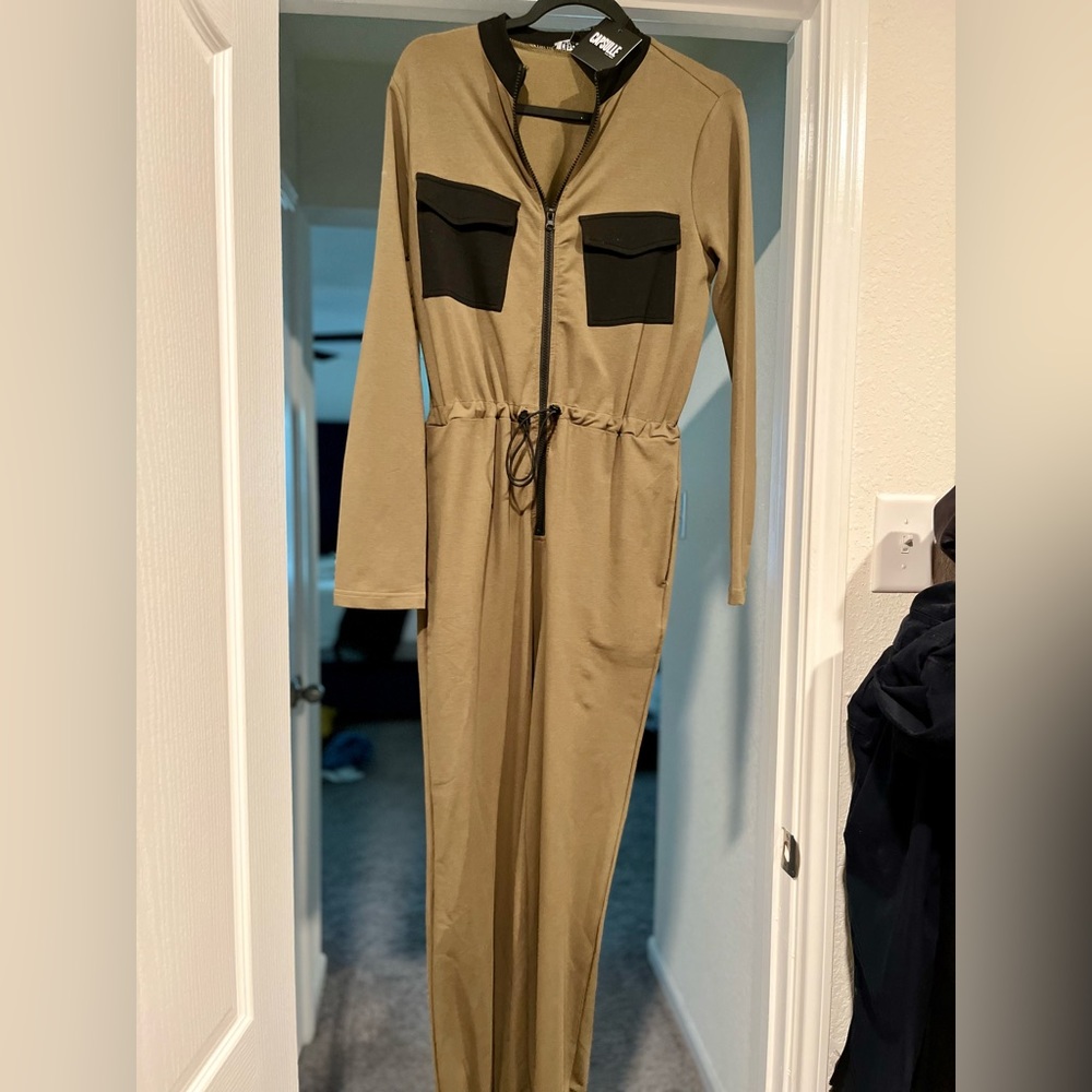 Olive Green Jumpsuit